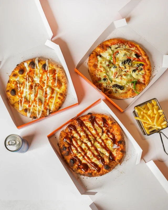 3 Small Pizzas